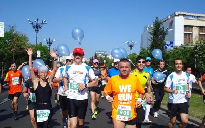 United Way Running Team at the Bucharest Half Marathon