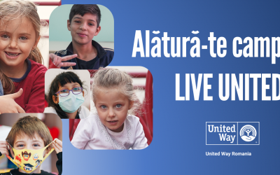 Alătură-te campaniei LIVE UNITED, pentru a susține educația