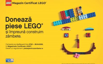 Donează piese LEGO și împreună construim zâmbete
