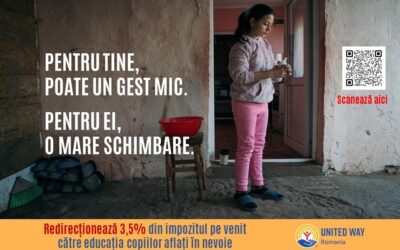 Redirecționează 3,5% din impozitul pe venit către educația copiilor aflați în nevoie